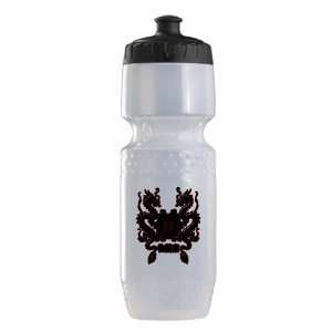  Trek Water Bottle Clear Blk Two Chinese Dragons 