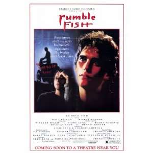 Rumble Fish (1983) 27 x 40 Movie Poster Style A 