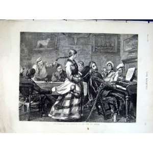  Neutrality In An Inn At Dover 1877 Antique Print
