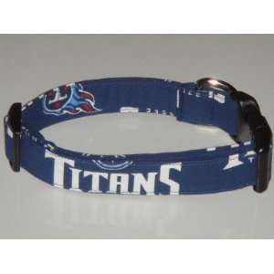   NFL Tennessee Titans Football Dog Collar X Large 1 