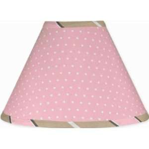  Pink and Chocolate Mod Dots Lamp Shade by JoJo Designs 