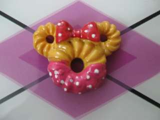 Flexible Polymer Clay Resin Push Mold donut ice cream cupcake fruit 