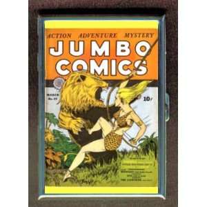  JUMBO COMICS SHEENA FIGHTS LION ID CIGARETTE CASE 