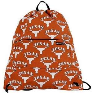  Texas Longhorns Focal Orange Cinch Bag