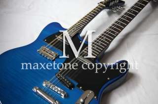   neck Tele 12/8 Teal blue eletric guitar mandolin Combo #059  
