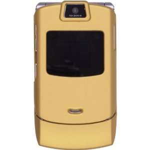 Wireless Solutions Rubberized Snap On Cover, Gold Cell 