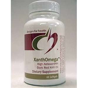   For Health   XanthOmega Krill Oil 60 softgels