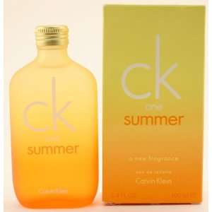  Ck One Summer By Calvin Klein Edt Sp**(2010)Yellow/orange 