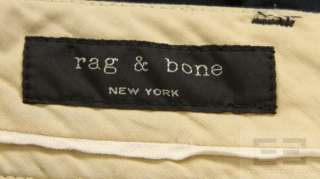 Rag & Bone Navy Skinny Leg Cuffed Trouser Pants Size 26  