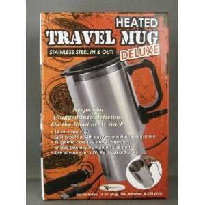  Handy Trends Stainless Steel Heated Travel Mug: Automotive