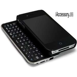 4S Slide   Sliding out Integrated Bluetooth Keyboard Case Cover 