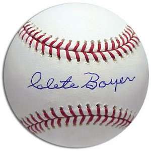Clete Boyer Atlanta Braves Autographed Baseball