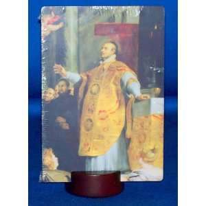  St. Igatius of Loyola   5 3/4 x 4 desktop plaque 