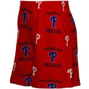   Phillies Youth Red Maverick Boxer Shorts (Small): Sports & Outdoors