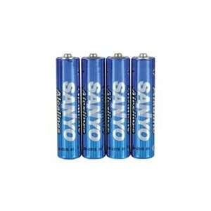  Sanyo AAA Alkaline Batteries (1.5 volt AM 4)(4 Pack 