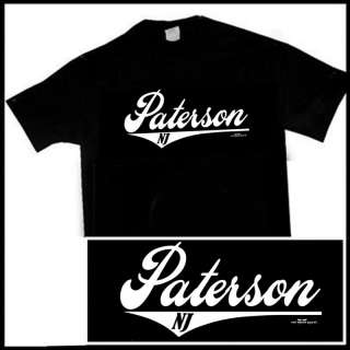 PATERSON NEW JERSEY NY HOMETOWN Cool Retro SS T shirt  