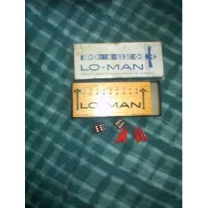  Lo Man on the Totem Pole Game Pegs & Dice Vintage Game 