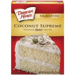 Duncan Hines Cake Mix Coconut Supreme   18.25 oz (6 Pack):  