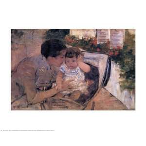  Susan Comforting the Baby by Mary Cassatt 24x15: Baby
