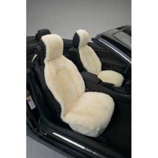  Genuine Australian Sheepskin Sideless Seat Cover   Albino 