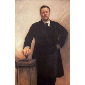   painting name President Theodore Roosevelt, by Sargent John Singer