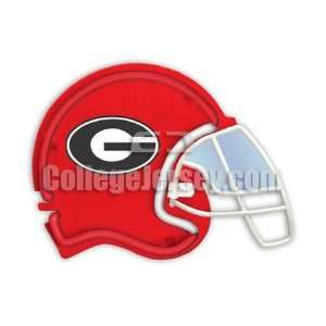 Georgia Bulldogs Neon Football Helmet Memorabilia.:  Sports 