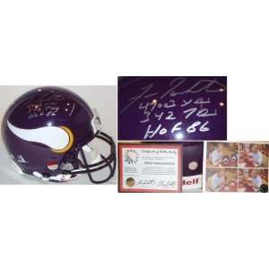  Fran Tarkenton Minnesota Vikings Autographed Authentic 