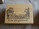 Rubber Stamp From the Garden PSX Fruits Vegetables +