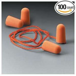 3M Foam Ear Plugs, Disposable. Orange:  Industrial 