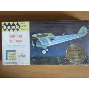  Sprit of St. Louis 1/72 Scale Model Plane 