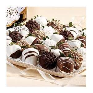 Eight Full Dozen Gourmet Dipped Fancy Berries with Serving Tray
