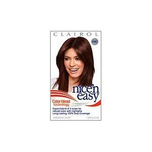  Clairol Nice N Easy Hair Color #119c Dark Spice Kit 