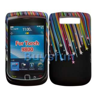 10x Shooting Star Hard Case For Blackberry Torch 9800  
