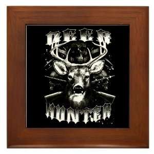 Framed Tile Deer Hunter Buck Rack and Rifles: Everything 