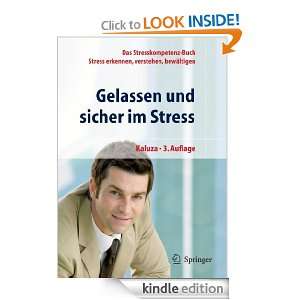 Gelassen und sicher im Stress (German Edition): Gert Kaluza:  