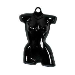  Black Shapely WomenS Mannequin Forms With Plastic Ring 