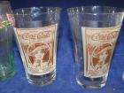 VTG Coke Coca Cola Glass Drinking Tumblers Holiday Lot  