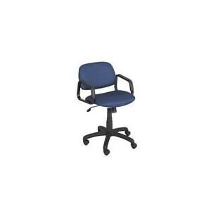  Cava Collection Mid Back Chair in Blue by Safco: Office 