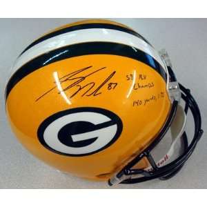  Jordy Nelson Autographed GB Packers Full Size Helmet SB 