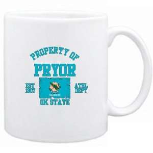 New  Property Of Pryor / Athl Dept  Oklahoma Mug Usa 