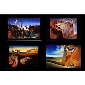  Salvidor Dali Art Magnets, Set of Four