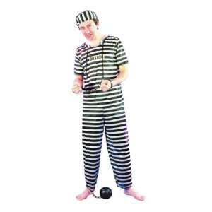  MENS CONVICT FANCY DRESS (Chest 40   44) [Toy] Toys 
