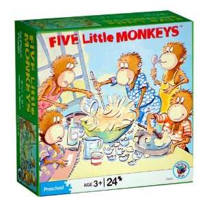   Games Five Little Monkeys Cooking Jigsaw Puzzle Toys & Games