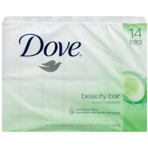  Dove Cool Moisture Beauty Bar, 14 Count: Beauty