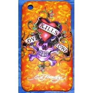  Ed hardy Hard Back Cover Case for iPhone 3Gs 3G Love Kills 