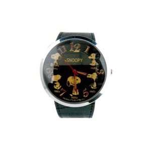  Peanuts Snoopy Fashion Watch   Large Dial watch (black 