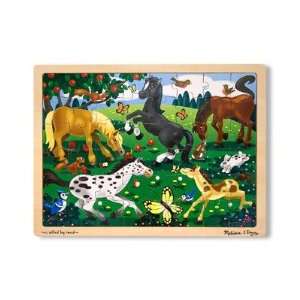  Horses 48 pc Wooden Jigsaw Puzzle: Toys & Games