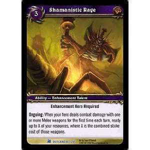  Shamanistic Rage   Fires of Outland   Rare [Toy] Toys 