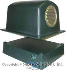 SEPTIC AIR PUMP HOUSING COVER AND BASE   