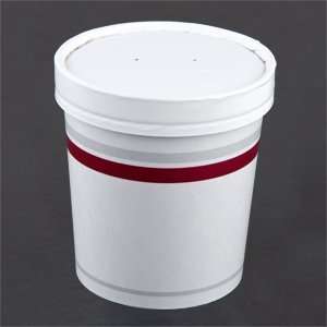  32 oz. Paper Soup / Hot Food Cup with Vented Paper Lid 250 